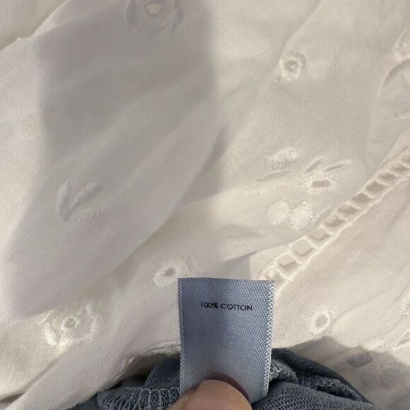 Unsubscribed Blue Raceback Tank Top Size Small Sleeveless Jersey Basic Casual - Picture 6 of 6